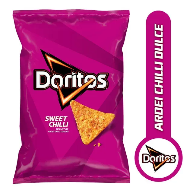 Tortilla chips cu gust de ardei chilli dulce Doritos, 90 g