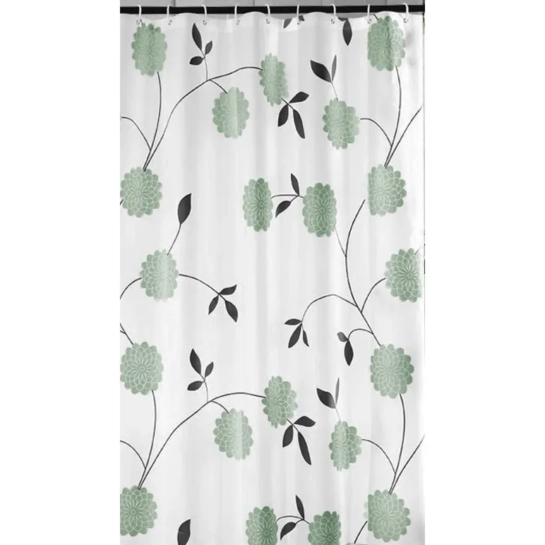 Perdea dus Ermetiq Flowers ER-SCE006, 180x200 mm, PEVA impermeabil