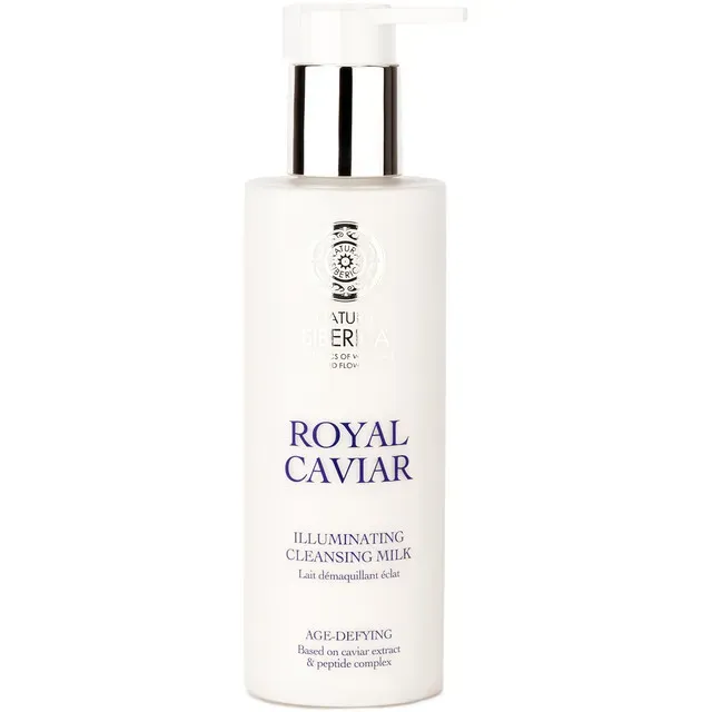 Lapte demachiant iluminator Natura Siberica Royal Caviar, 200 ml