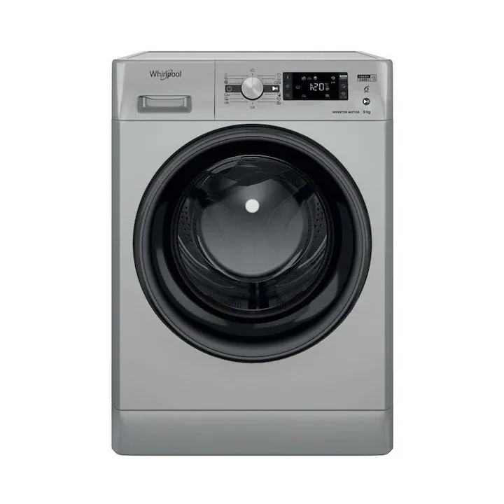Masina De Spalat Rufe Profesionala Whirlpool AWG 914 S/D1, Clasa C, 9 Kg, 1400 Rpm, Argintiu