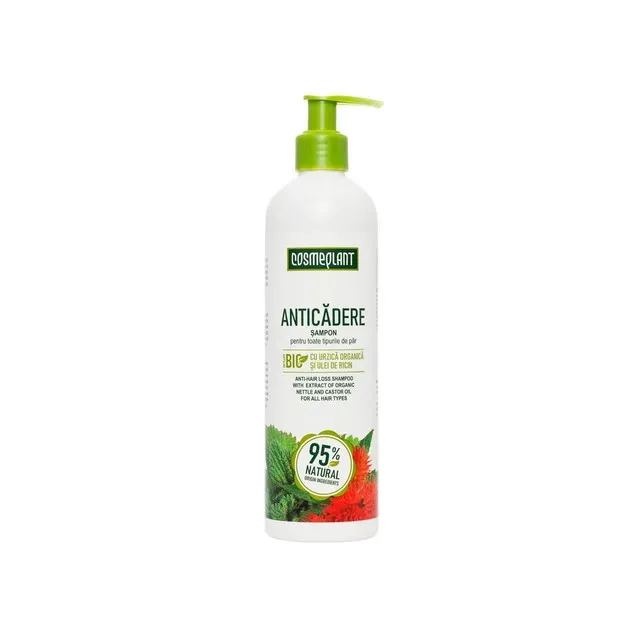 Sampon de urzica Cosmeplant impotriva caderii parului, 400 ml