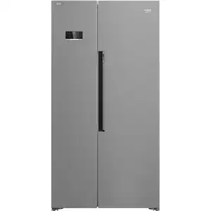 Side By Side BEKO GN1603140ZHXBN, NeoFrost Dual Cooling, 580 l, H 179 cm, Clasa E, Wi-Fi, inox