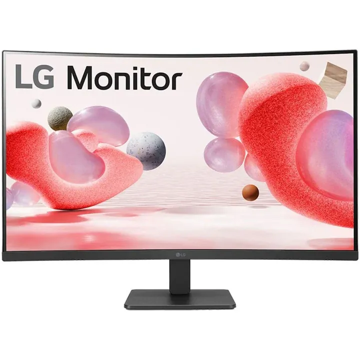 Monitor Curbat LED VA LG 32MR50C-B 31.5", Full HD (1920x1080), 100Hz, 5ms, AMD FreeSync™, 1500R, 2x HDMI, VGA, VESA, negru