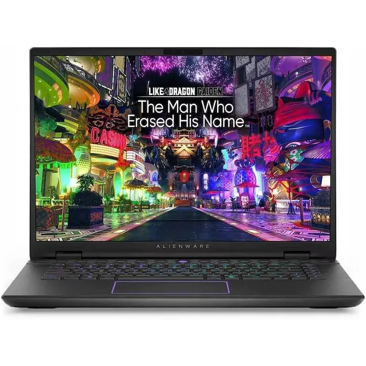 Dell Alienware m16 R2, Intel Core Ultra 9 185H, 32GB RAM, 1TB SSD, QHD+ 16", RTX 4070, 240Hz, 2,61kg, negru