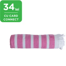 Prosop hammam roz pentru plaja