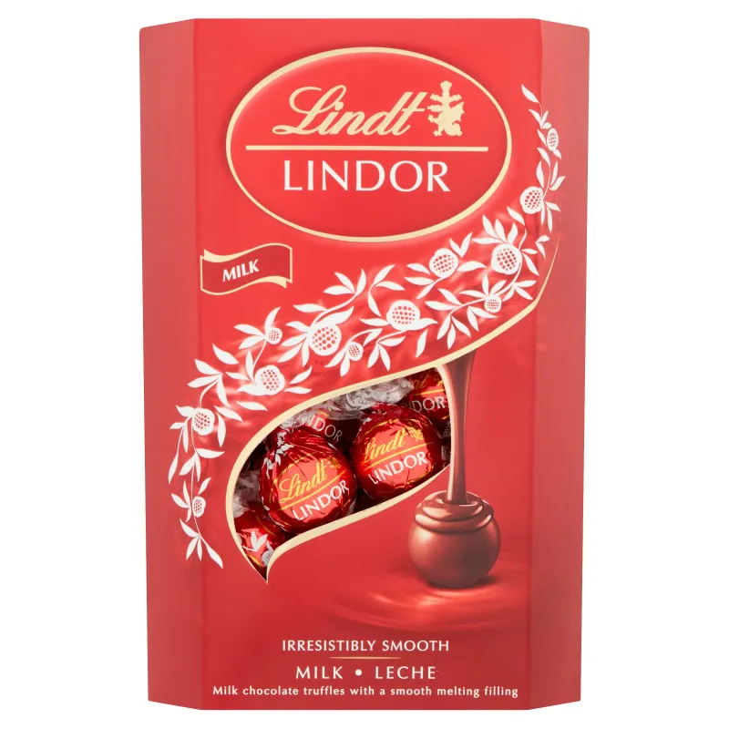 Bomboane de ciocolata cu lapte Lindt Lindor, 337 g