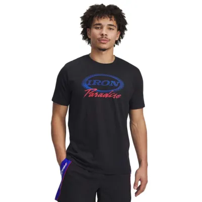 Tricou Under Armour Project Rock Iron, Negru, XL