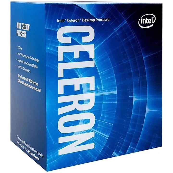 Procesor Intel® Celeron® G5900 Comet Lake, 3.4GHz, 2MB, Socket 1200