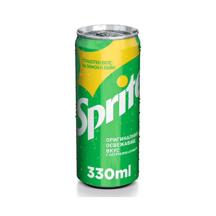 Doza Sprite Coca-Cola, 0.33 l