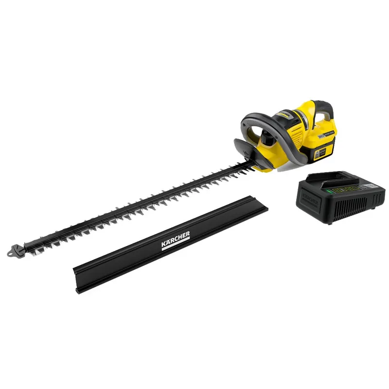Foarfeca electrica pe acumulator pentru tuns gard viu Karcher HGE 36-60, 60 cm lungime taiere, contine: acumulator 36V 2.5 Ah + incarcator rapid