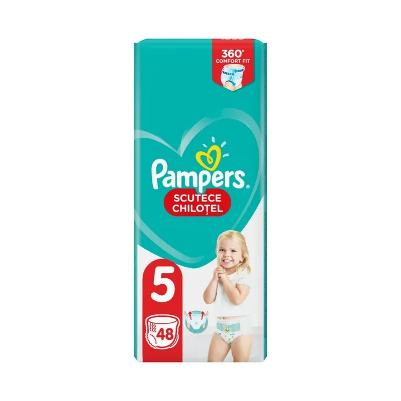 Scutece Chilotel Pampers Pants Junior, marimea 5, 12 - 17 kg, 48 bucati
