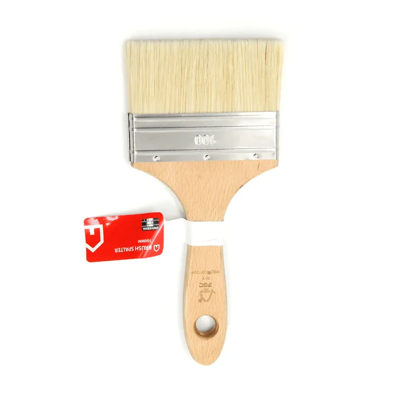 Pensula Auchan spalter de 100 mm cu maner de lemn