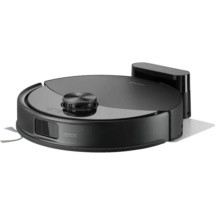 Aspirator robot Roborock Q10 VF Q10VF52-00, Aspirare uscata si cu mop, 10000 Pa, Recipient praf 0.5l, Rezervor apa 0.2l, Navigare LiDAR, Negru