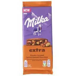 Ciocolata cu lapte si migdale sarate caramelizate 190g
