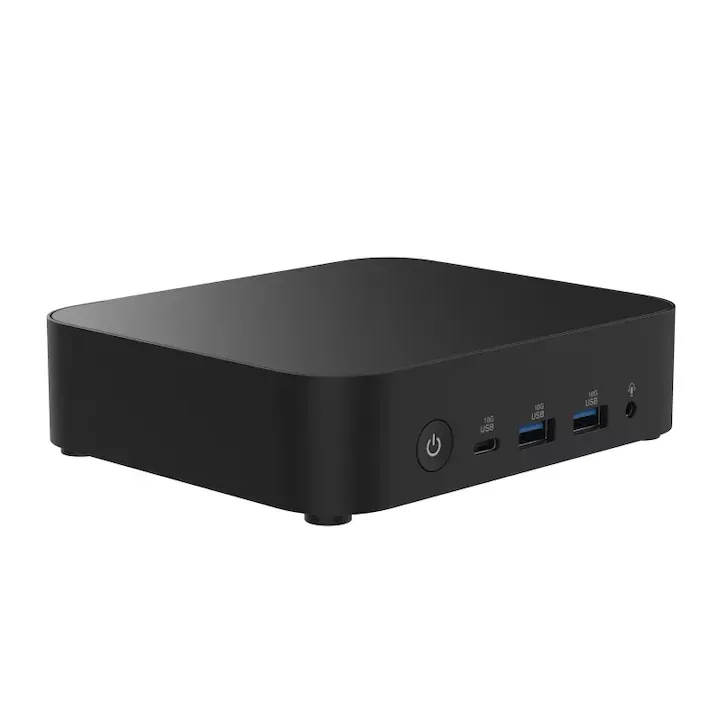 Mini PC Asus NUC 14 Essential Slim cu procesor Intel® N150 pana la 3.6GHz, 8GB RAM, 512 GB SSD M.2, Intel® Graphics, WiFi 6, Win 11 Pro, EU cord, Negru