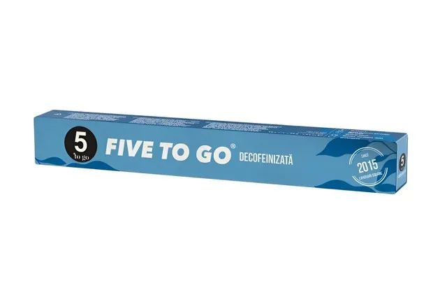 Capsule cafea decofeinizata 5 To Go, 55 g