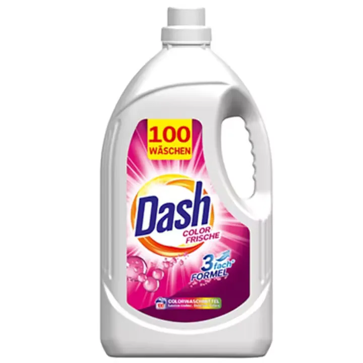 Detergent lichid pentru rufe Dash Color Frische, 100 spalari, 5 L