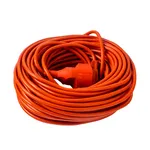 Cordon prelungitor Strohm SM-PR-30, fisa-priza, cablu H05VV-F 3x1.5mmp, 30m, Portocaliu