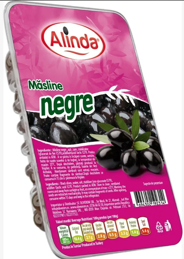 Masline negre Alinda, 200 g