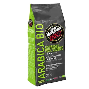Cafea Vergnano 100% Arabica Organic / BIO, Boabe, 1kg