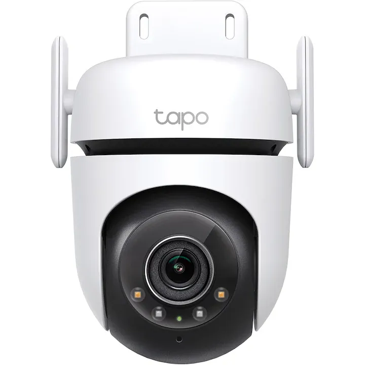 Camera IP Wireless TAPO TC42, 2K QHD, 4MP, IR, Night Vision, alb