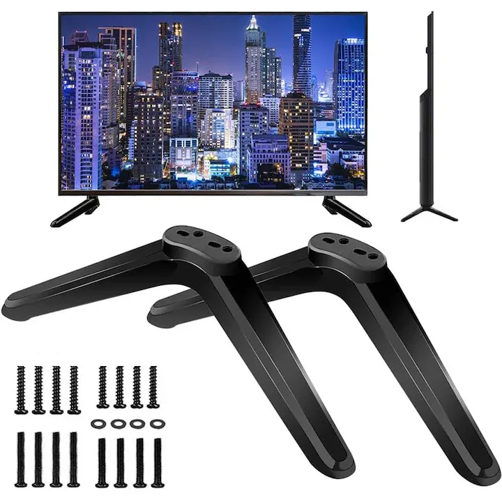 Set 2 Picioare suport TV universale, Negru, LCD/LED 32 40 49 50 55 Inch