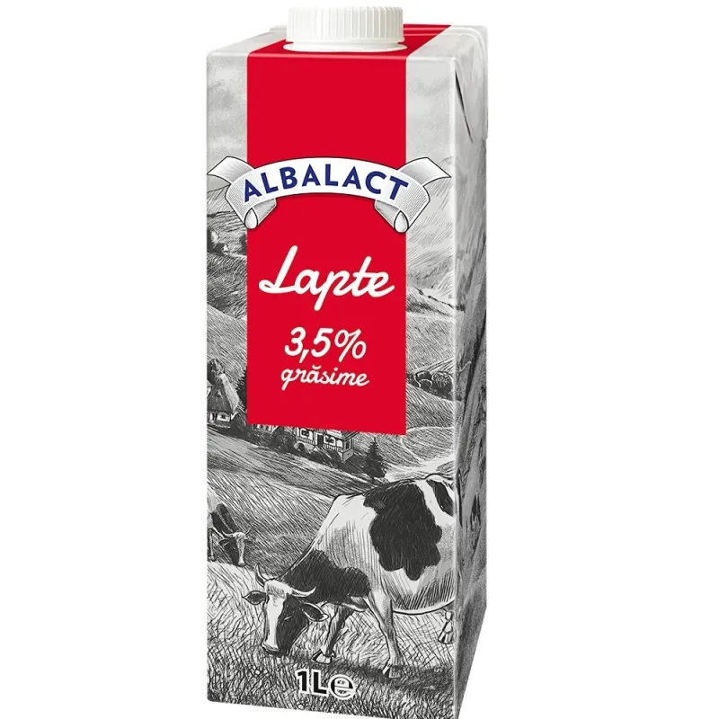 Lapte integral Albalact, 3.5% grasime, 1 l