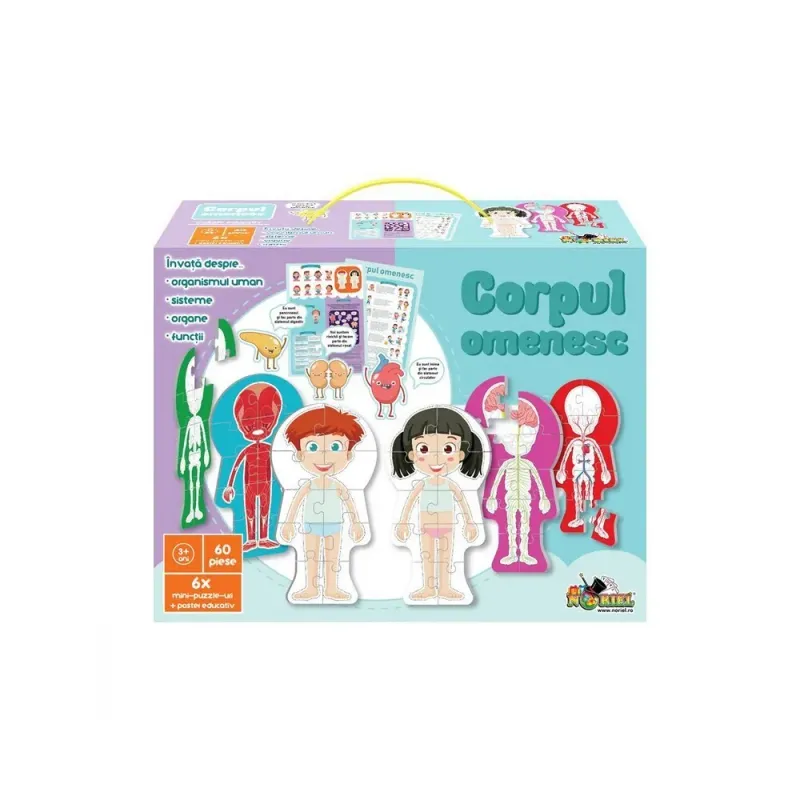 Joc educativ Noriel - Corpul omenesc
