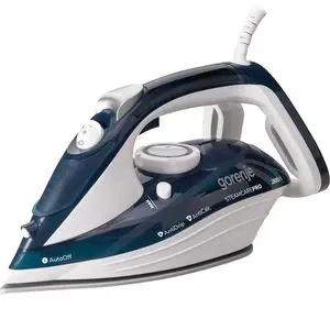Fier de calcat GORENJE SIH2800TQC, 2800W, 100g/min, 350ml, talpa ceramica, albastru-alb