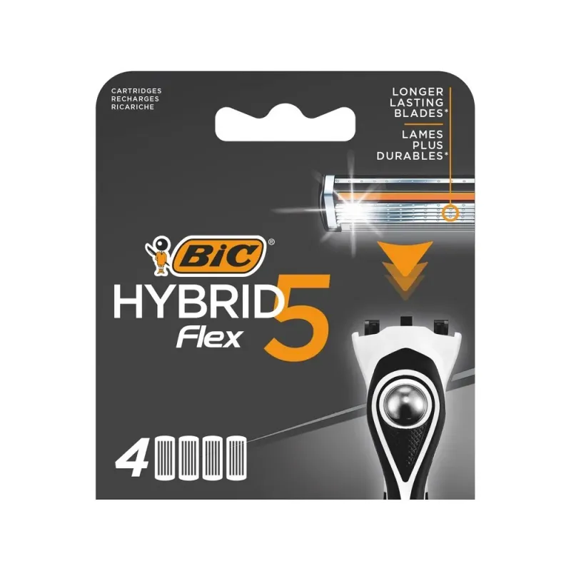 4 rezerve pentru aparatul de ras BIC Flex5 Hibrid