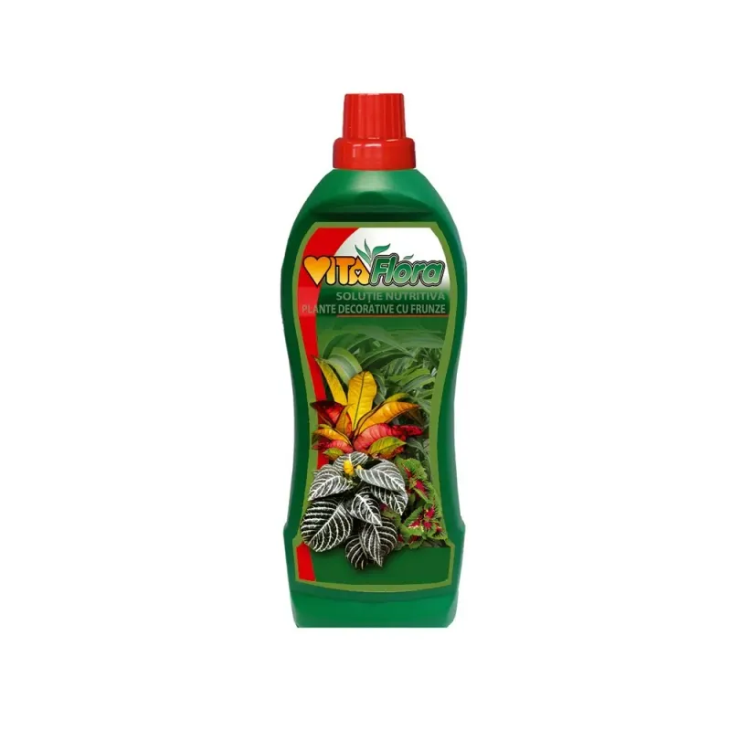 Solutie nutritiva pentru plante cu frunze Vitaflora 2, 0.5L