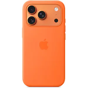 Husa telefon APPLE iPhone 17 Pro Silicone Case cu MagSafe - Orange, MGFE4ZM/A
