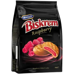 Biscuiti cu umplutura de zmeura 160g