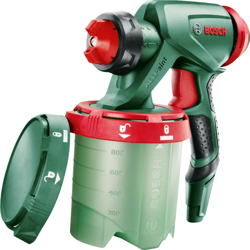 Pistol de pulverizare fina Bosch ALLPaint pentru sistemele de vopsit Bosch PFS 3000-2 si PFS 5000, recipient vopsea 1000 ml