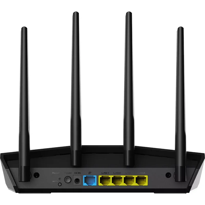 Router Wireless Gigabit ASUS RT-AX57 AX3000, Wi-Fi 6, Dual-Band 2402 + 574 Mbps, negru