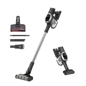 Aspirator vertical JIMMY JV83PRO, 0.6l, autonomie max 65 min, iluminare LED, negru-argintiu