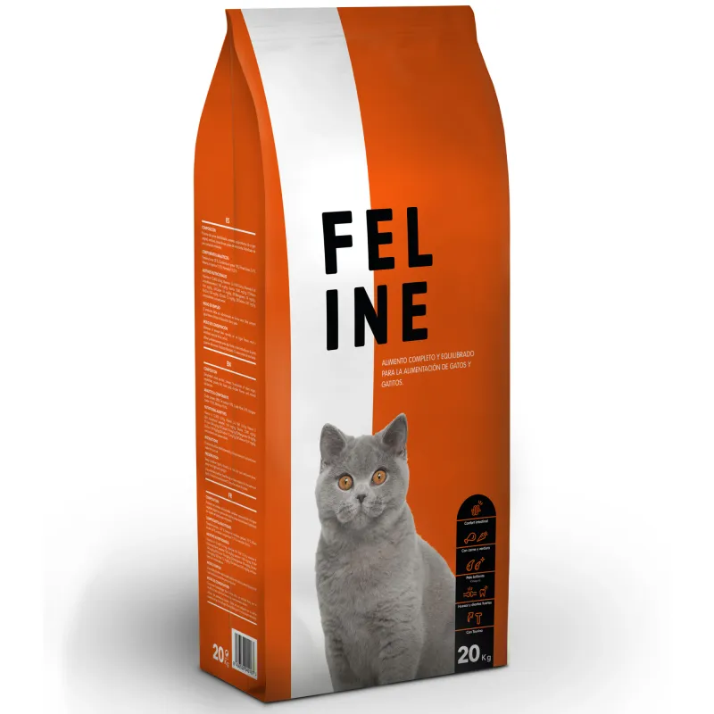 Hrana completa si echilibrata, pentru pisoi si pisici adulte, Feline, 20 kg