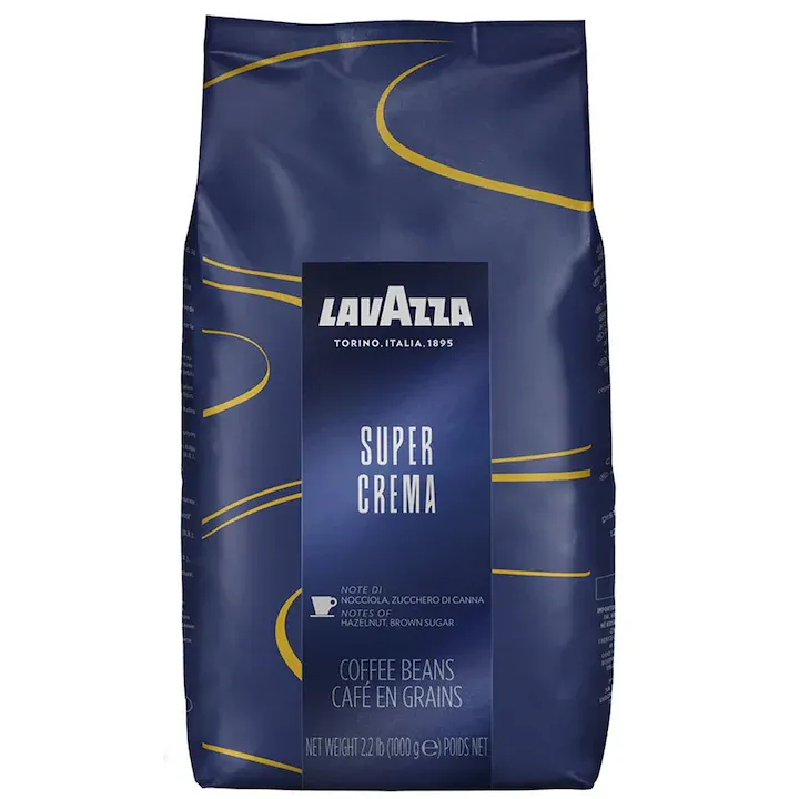 Cafea boabe, Lavazza Super Crema, 1 kg