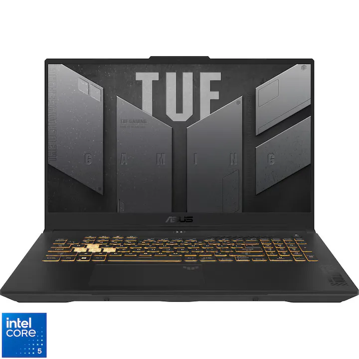 Laptop ASUS TUF FHD 144Hz, Intel Core i5 210H, 16GB RAM, 5TB SSD, GeForce RTX 3050, Mecha Gray
