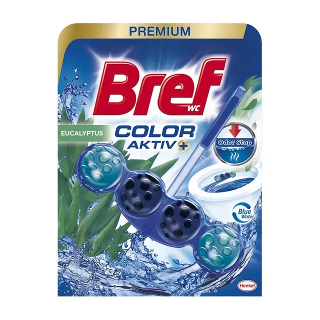 Odorizant pentru toaleta cu eucalipt Blue Active Bref, 50 g
