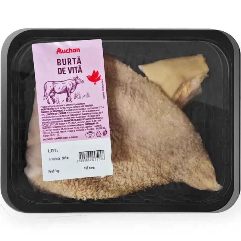 Burta de vita Auchan, +/- 1.2 kg