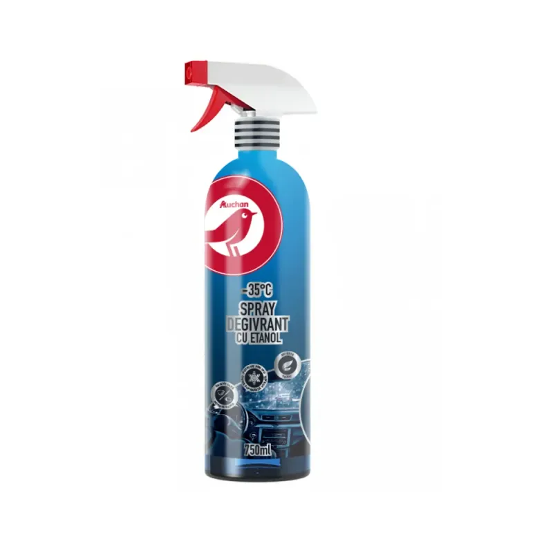 Spray degivrant cu etanol pentru iarna Auchan, 750 ml