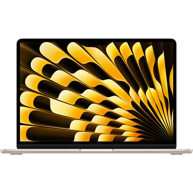 Apple MacBook Air 13", cu procesor Apple M4, 10 nuclee CPU si 8 nuclee GPU, 16GB RAM, 256GB, Starlight, Tastatura Internationala, Manual RO
