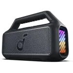 Boxa portabila Anker Soundcore Boom 2, 80W, BassUp 2.0, IPX7, Lumini RGB, Bluetooth 5.3, Negru