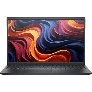Laptop DELL 15 DC15255, AMD Ryzen 5 7530U pana la 4.5GHz, 15.6" Full HD, 16GB, SSD 512GB, AMD Radeon Graphics, Free Dos, Carbon Black