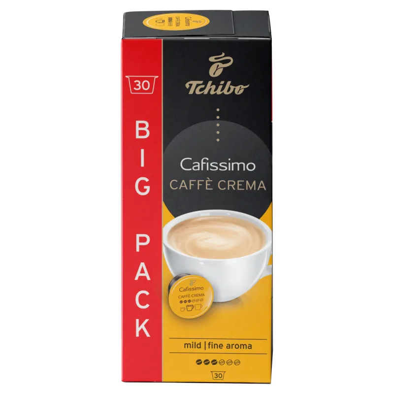 Cafea capsule, Tchibo Cafissimo Caffe Crema Fine Aroma, 30 buc, big pack, 210 g
