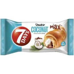 Croissant cu umplutura cu cacao si nuca de cocos 80g