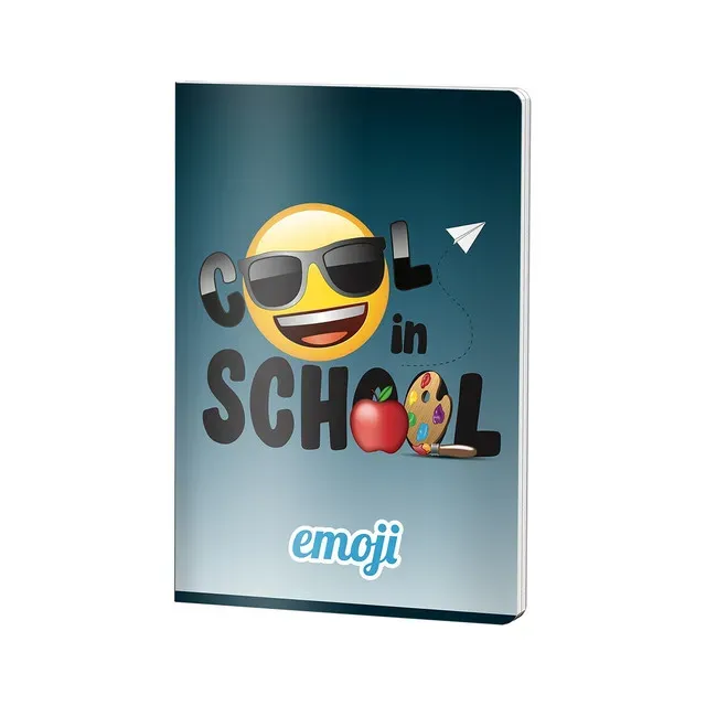 Caiet dictando A4, 60 file, model Emoji