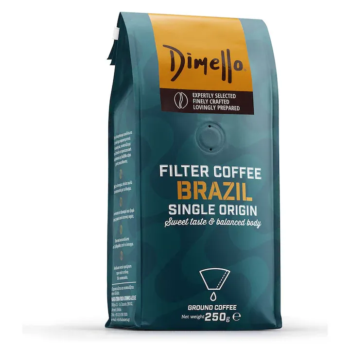 Cafea macinata, DIMELLO, Filtru Brazil, Medium roast, 250 g