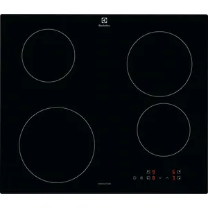 Plita incorporabila ELECTROLUX LIB60424CK, Inductie, 4 arzatoare, Touch control, negru